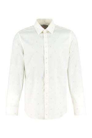 Embroidered cotton shirt-0